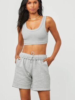 Gray Alo Bra Size Medium